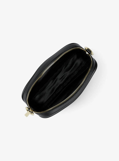 jet set small signature logo camera crossbody bag