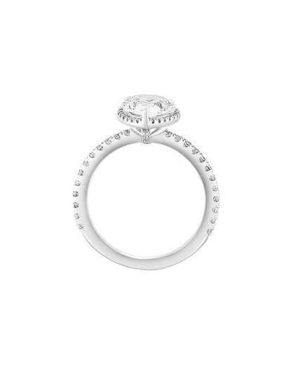 14k 2.44 ct. tw. lab-grown diamond ring
