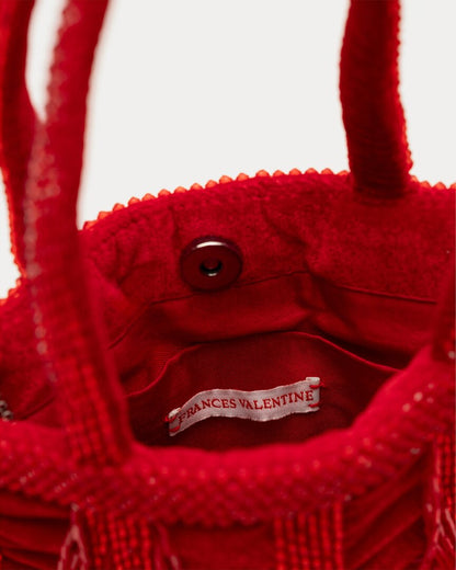 gatsby mini velvet tote