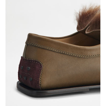 loafers in leather