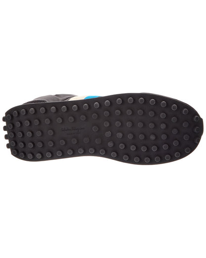 ferragamo iulio suede sneaker