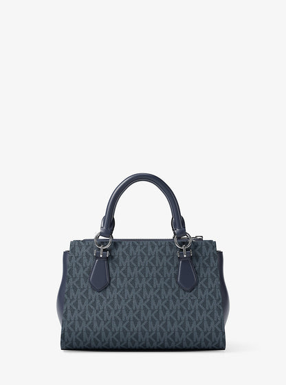 marilyn small signature logo messenger bag