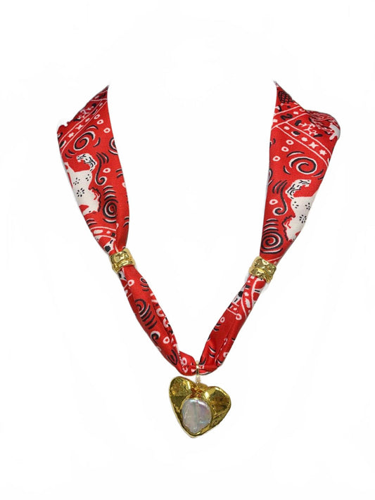 One Size - single heart game day red