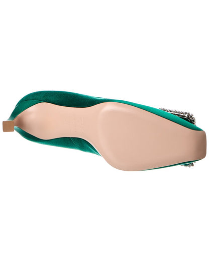 trompette satin pump