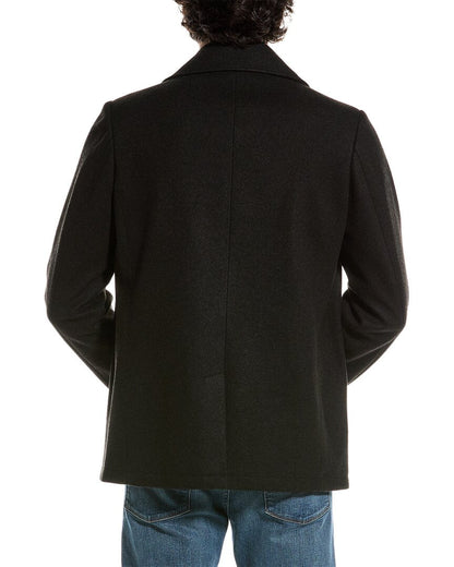 wool-blend coat