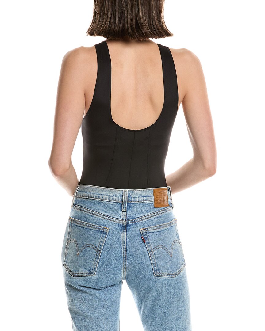 scoop neck bodysuit
