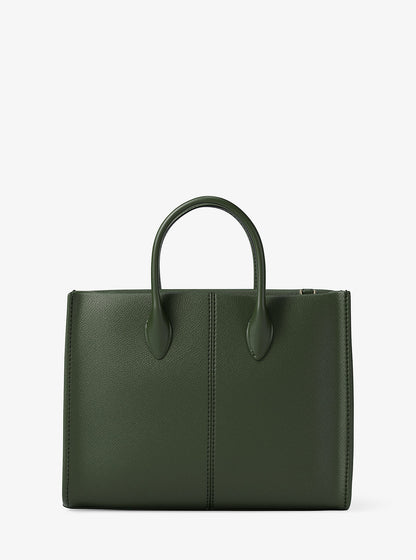 mirella medium pebbled leather tote bag