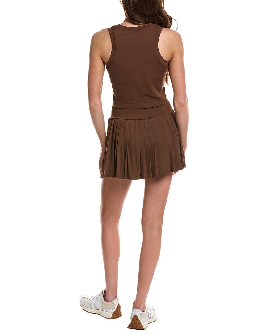 2.5in 2pc skyline cutout pleated skort set