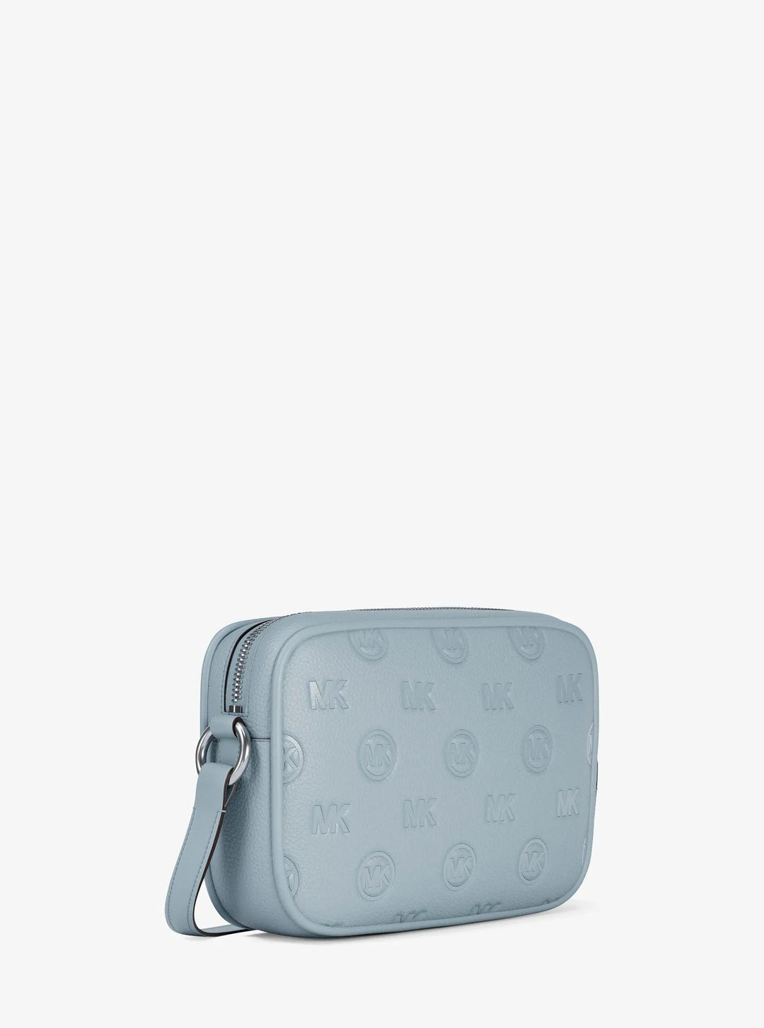 jet set travel large logo debossed camera crossbody bag