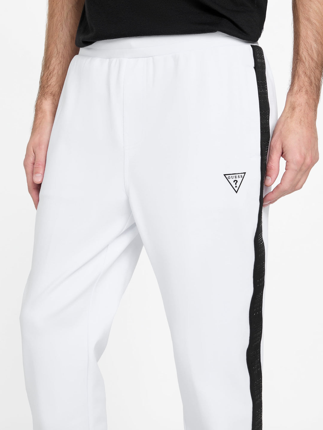 ismael logo-tape color-block joggers