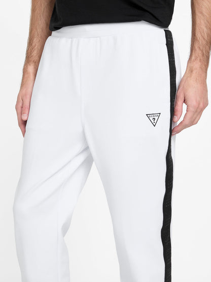 ismael logo-tape color-block joggers