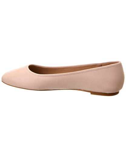 nadine leather flat