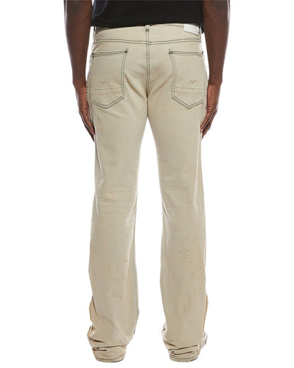 light brown straight fit jean
