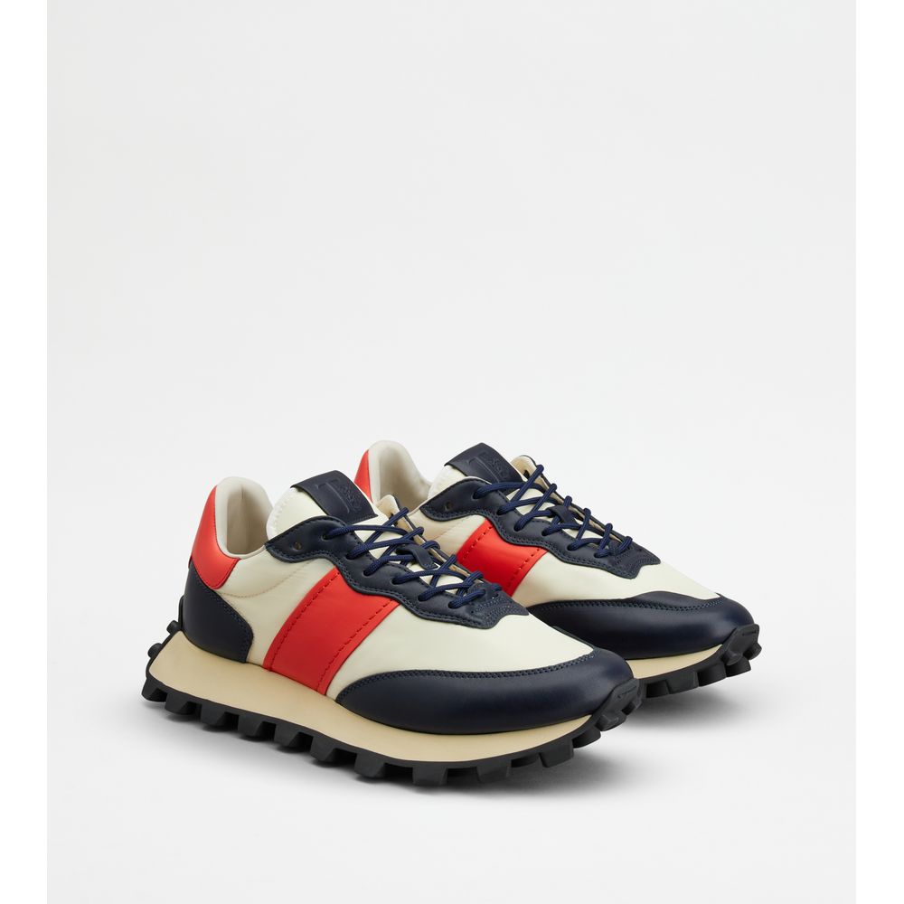 sneakers  1t in leather and fabric