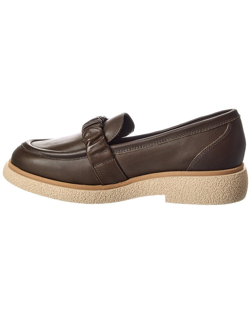 freya leather loafer