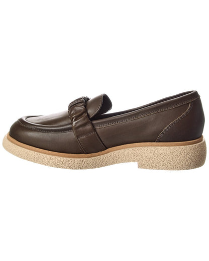 freya leather loafer