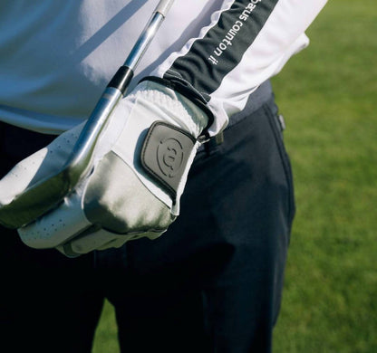 men's abacus all weather glove in white/grey