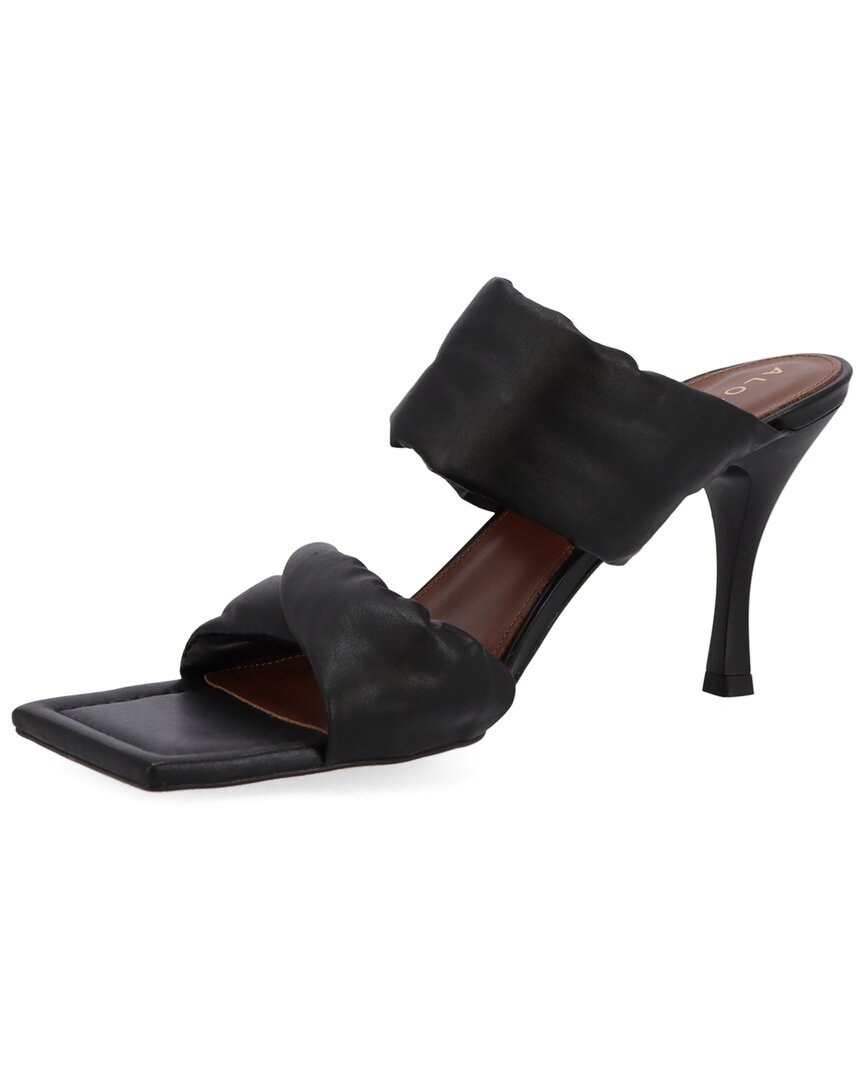 twist leather sandal