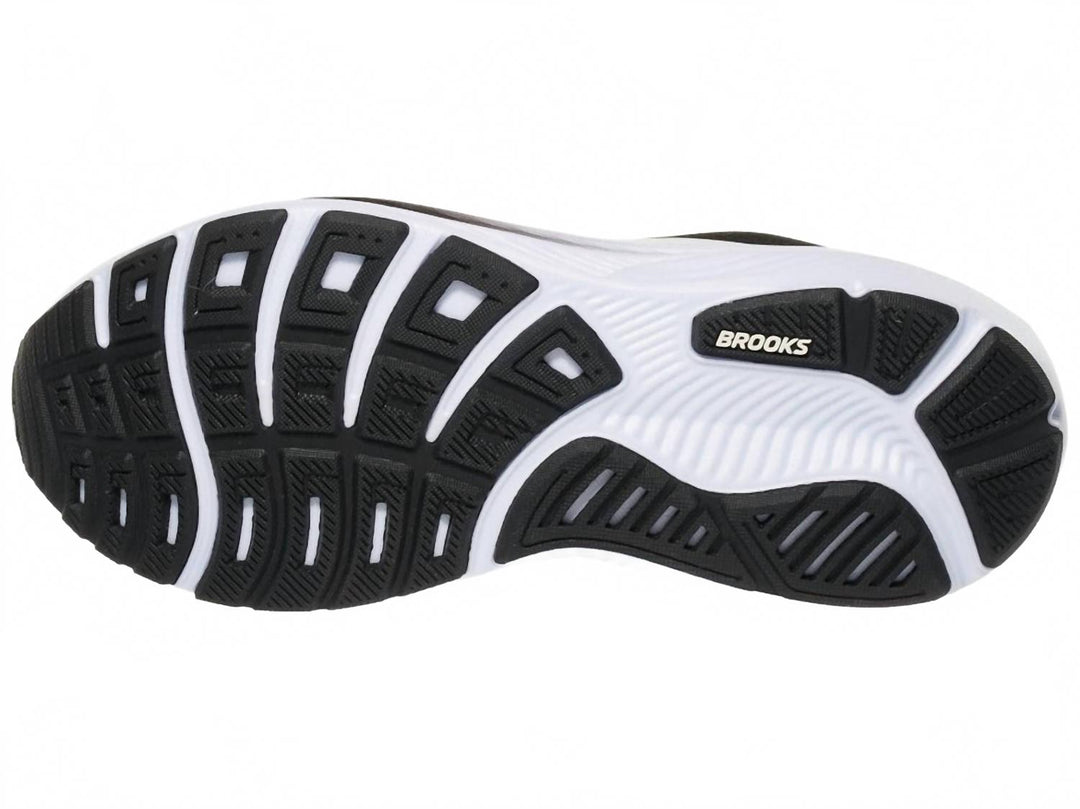 men's ghost 17 sneaker in black/grey/white