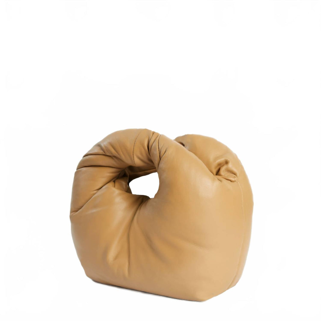 women's mello top handle handbag in caramel