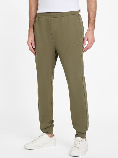 ismael logo-tape color-block joggers