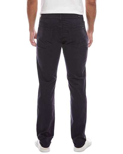slimmy sateen navy slim jean