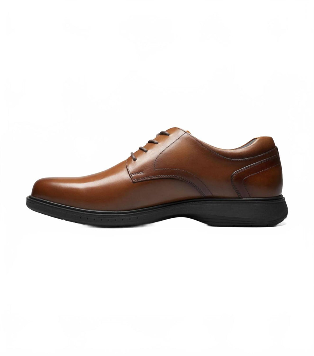 men's kore pro plain toe oxford shoes in cognac
