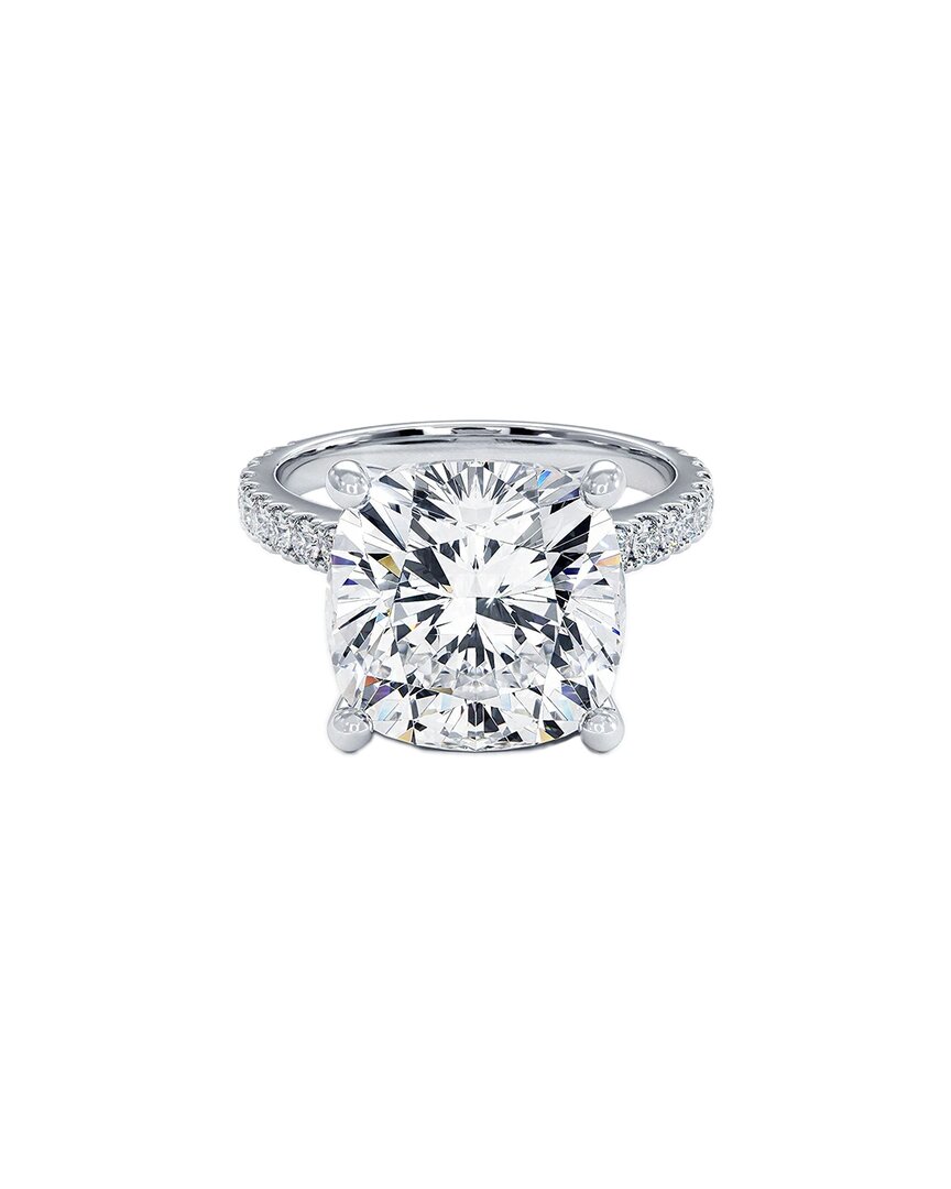 14k 7.60 ct. tw. lab-grown diamond ring