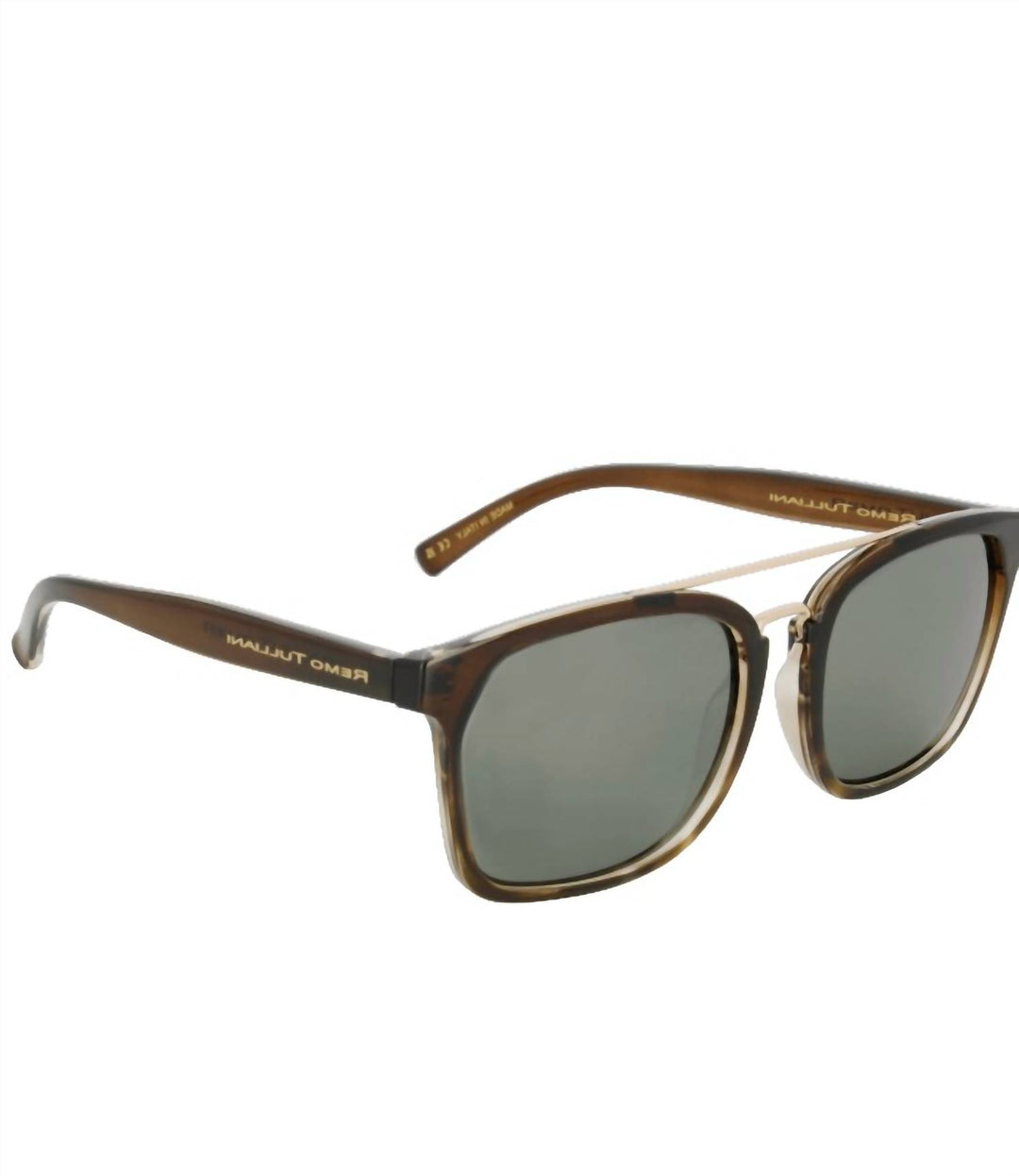 fury sunglasses in olive fade/black mirror lens