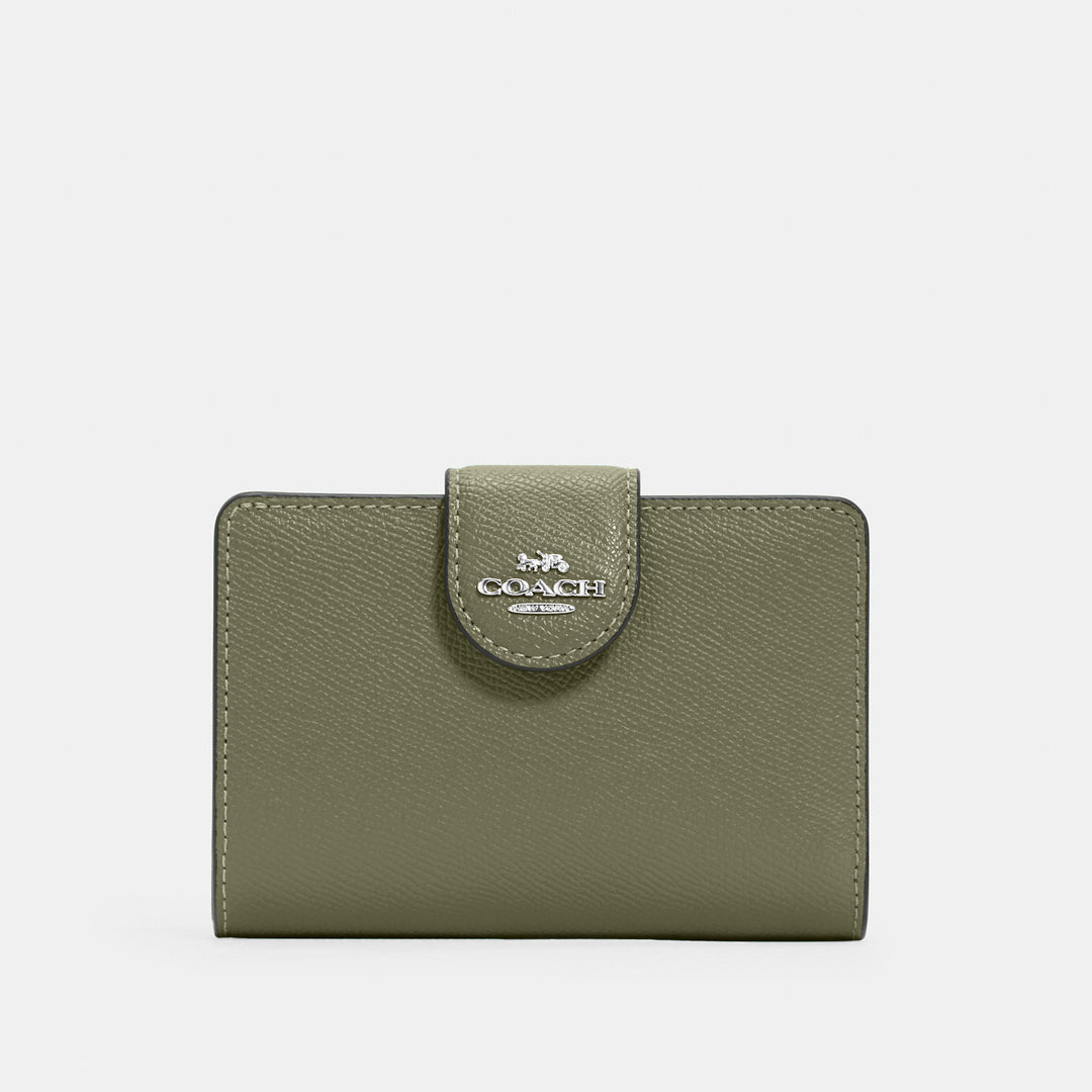 medium corner zip wallet
