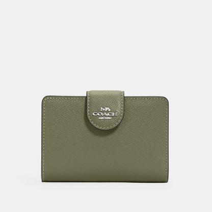 medium corner zip wallet