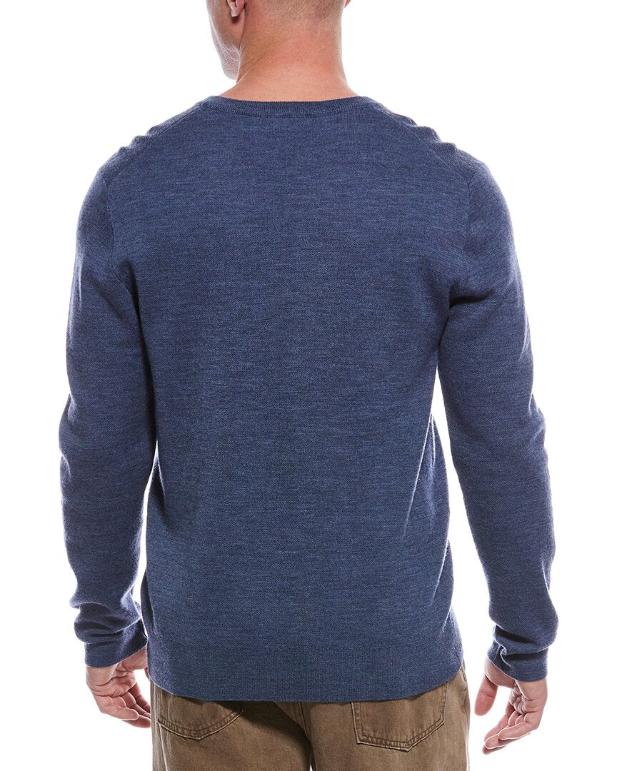 wool-blend v-neck sweater