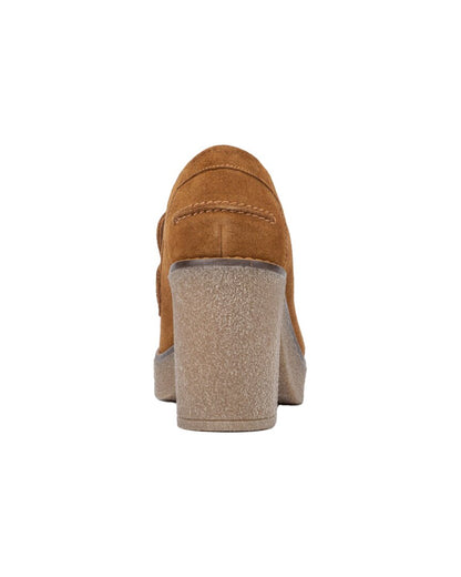 caprie weatherproof suede pump