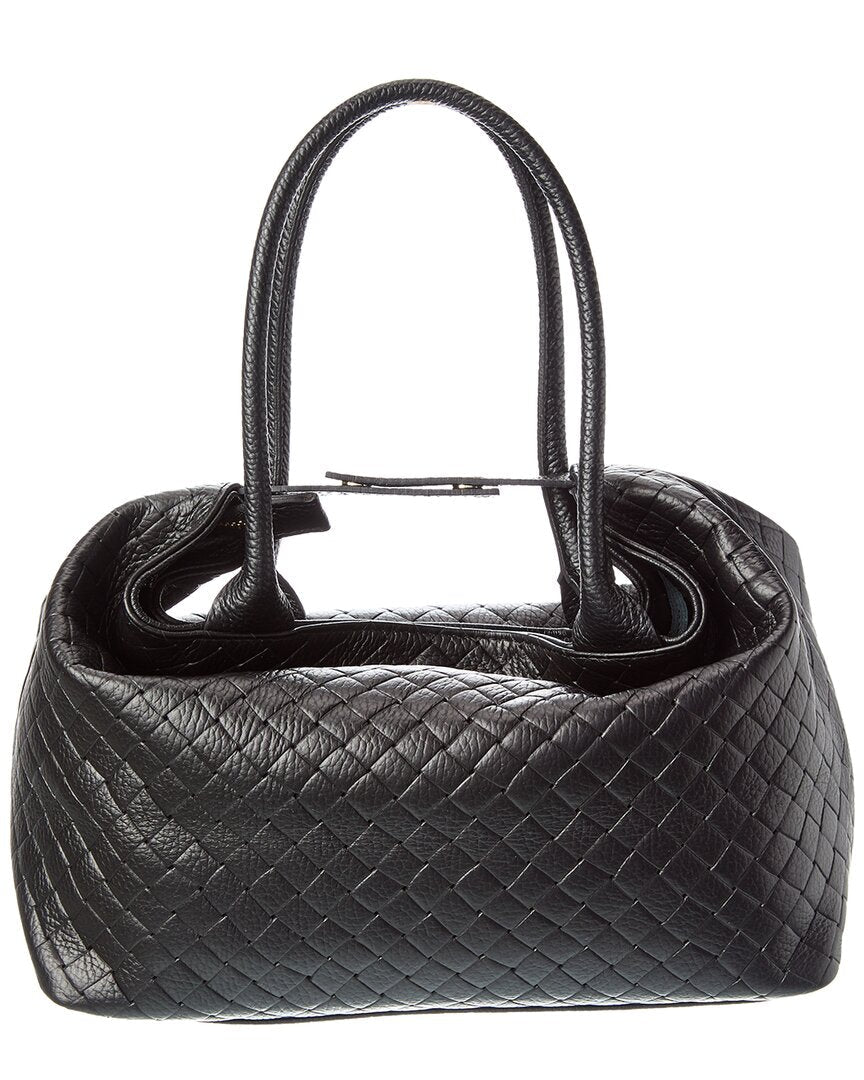 zoey16 embossed leather tote