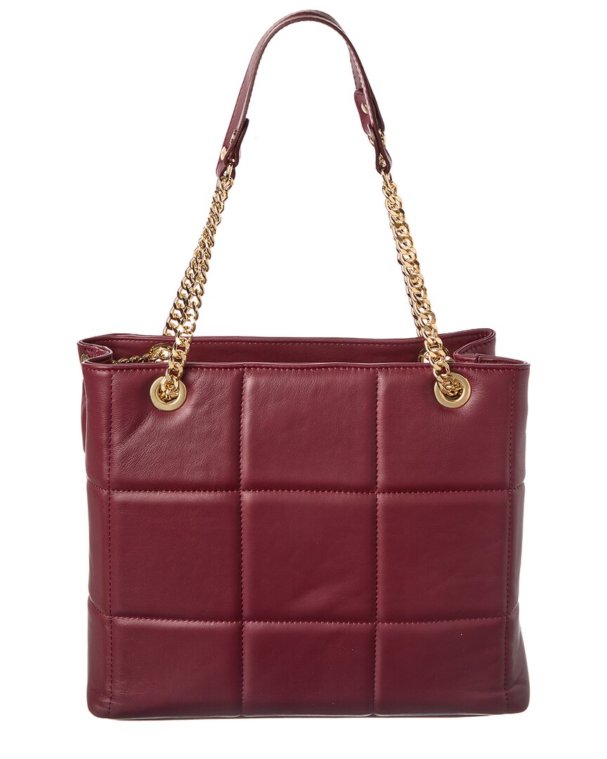 briella quilted leather tote
