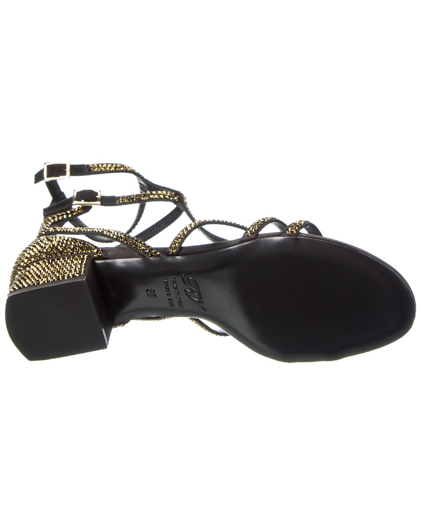 strass satin sandal