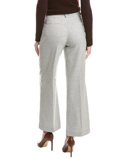 pleated belted pant