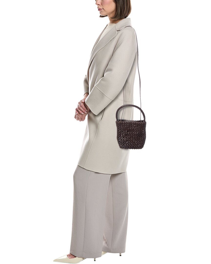 micro caning bucket bag