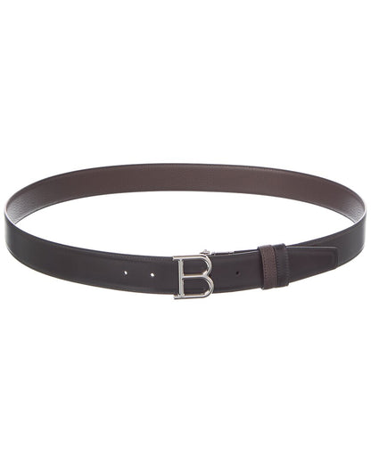 b 35 buckle reversible & adjustable leather belt