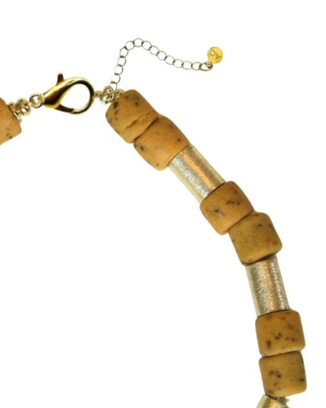 women's ramos necklace in goldenrod