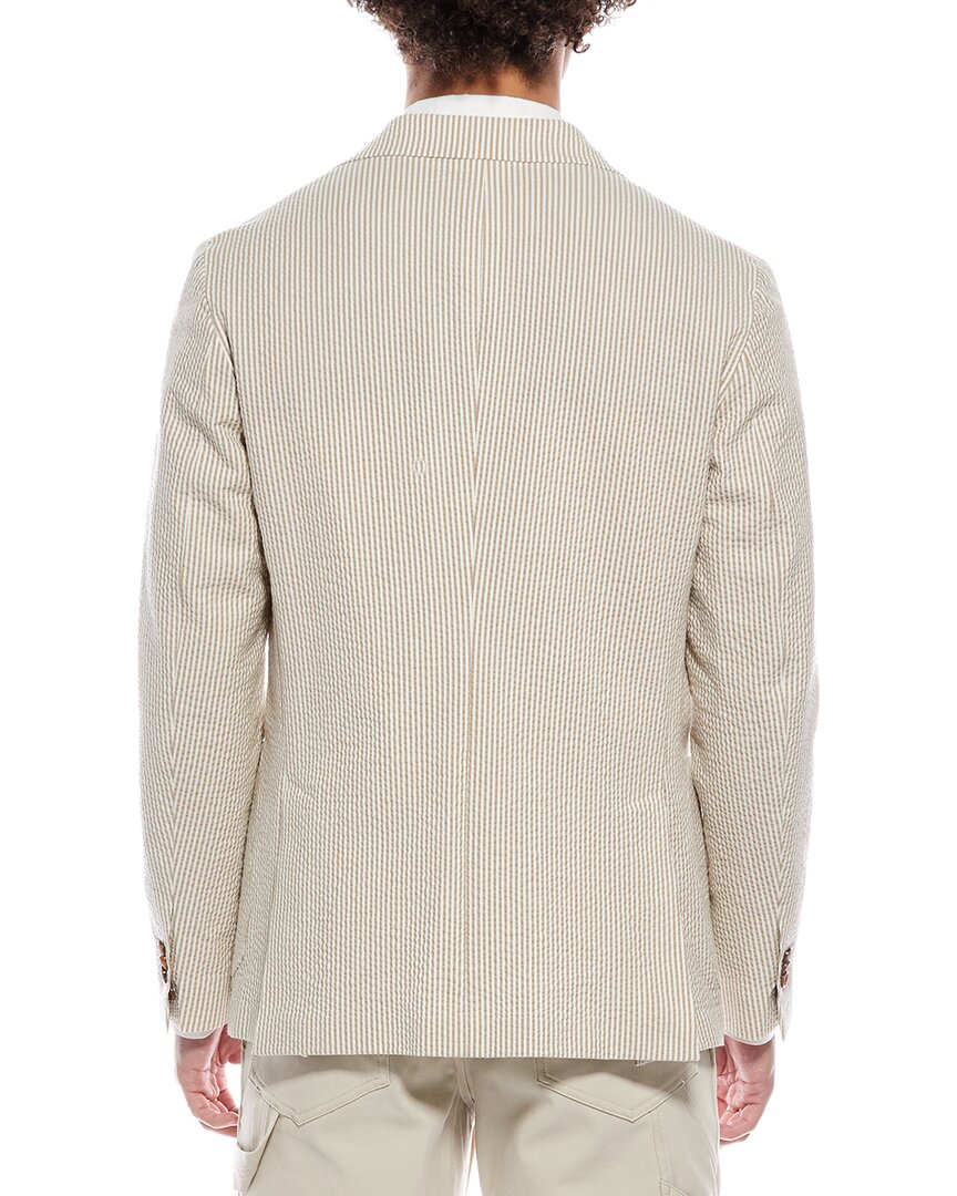 montedoro by  stripe textured blazer