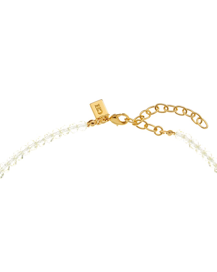 18k plated colorful necklace