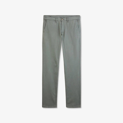 stretch cotton chinos in grey