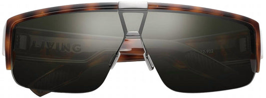 One Size - polished classic tortoise / green grey lens