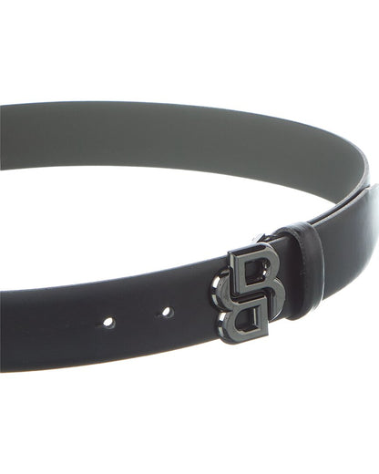 b icon  leather belt