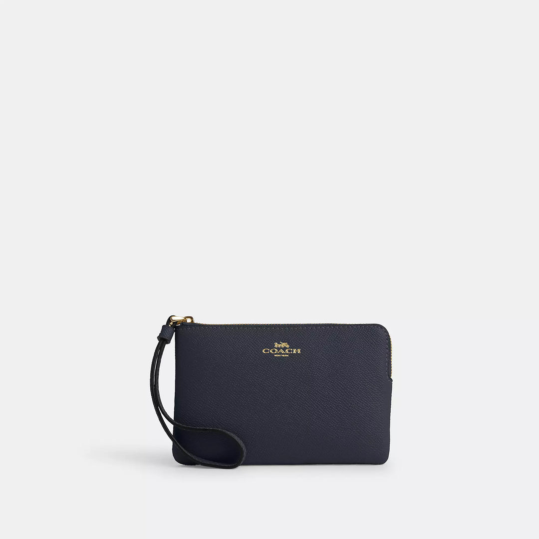 corner zip wristlet