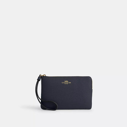 corner zip wristlet