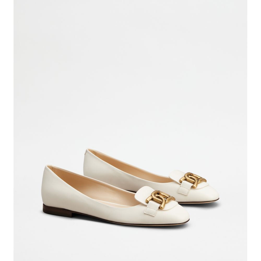 kate ballerinas in leather