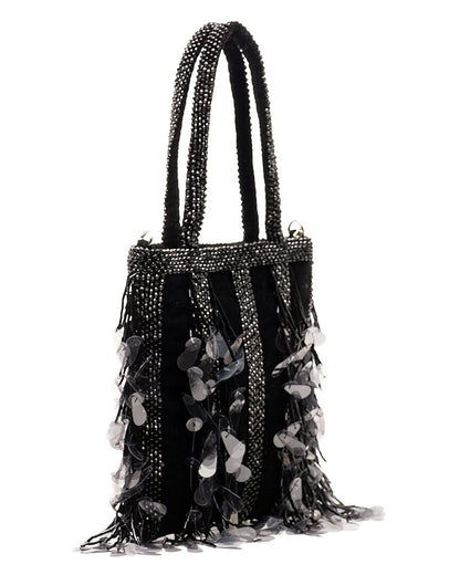 gatsby mini velvet tote