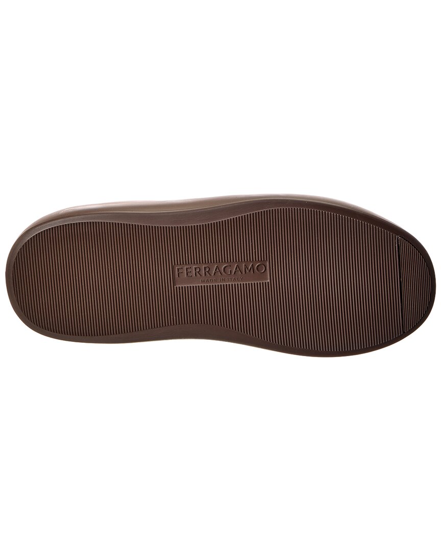 ferragamo lunar rubber slip-on sneaker